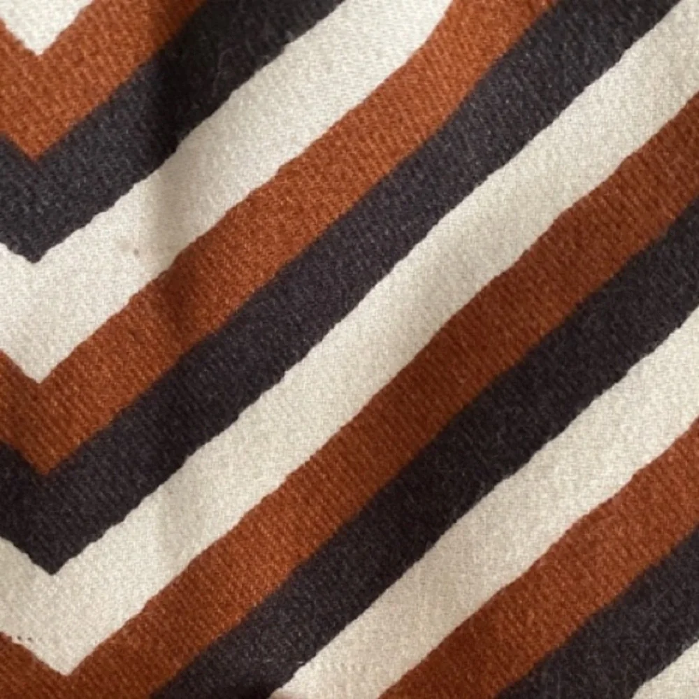 ANTHROPOLOGIE • Eva Franco • Stylish Chevron Patterned Casual Jacket - Picture 12 of 15